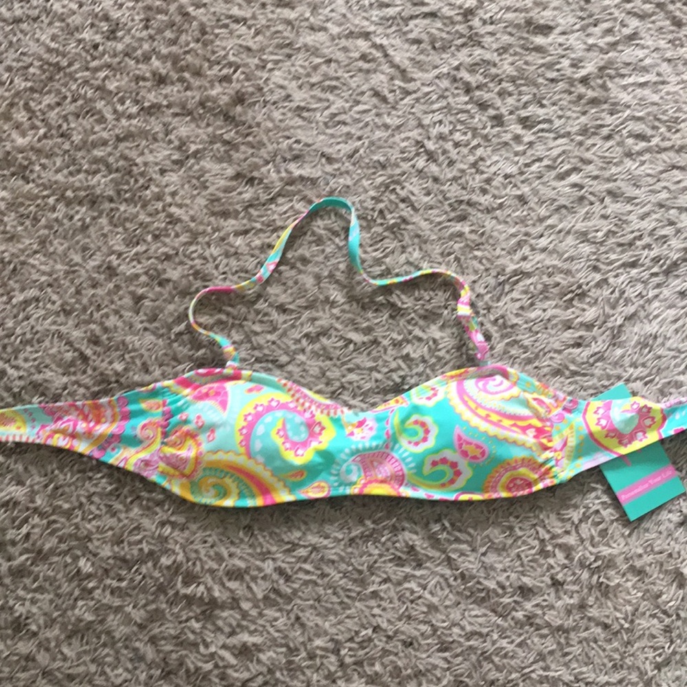 Bandeau bikini top